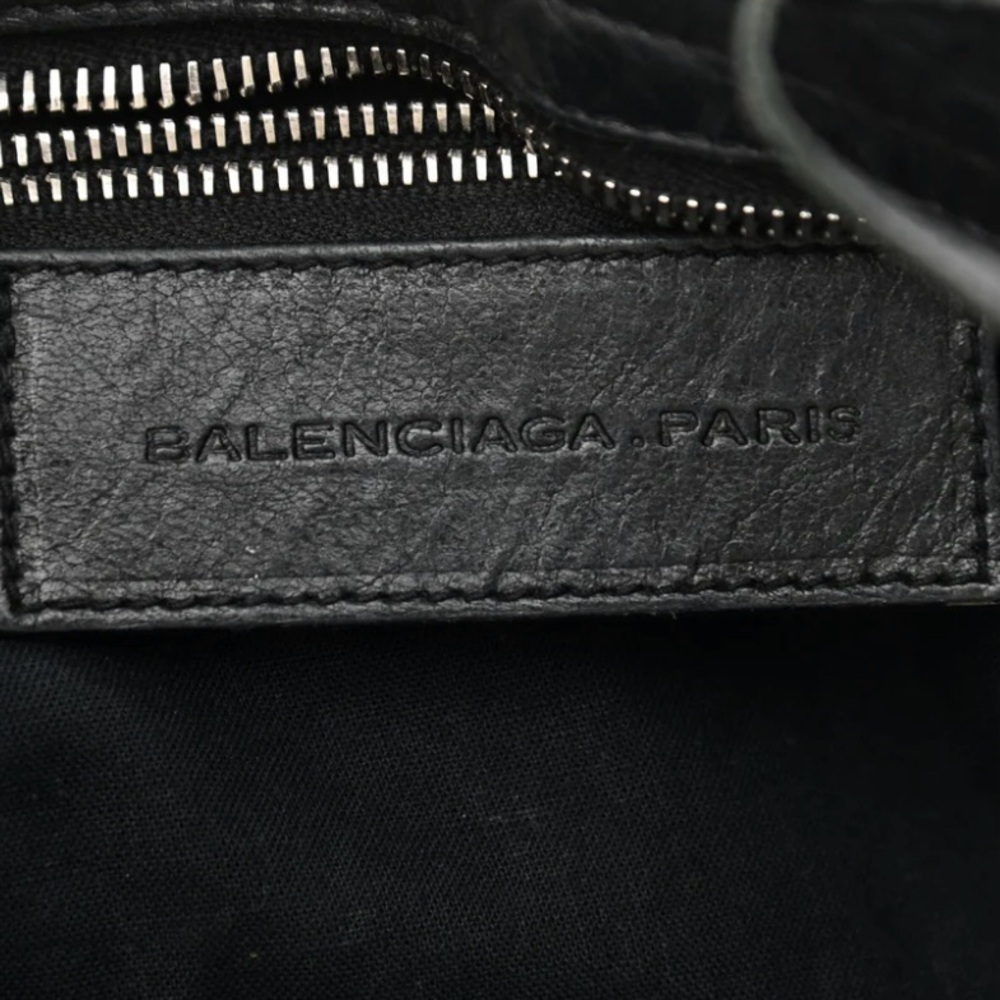 Like New! BALENCIAGA Ultra Rare City Bag Black Pony Hair Silver Classic Hardware - Picture 9 of 14